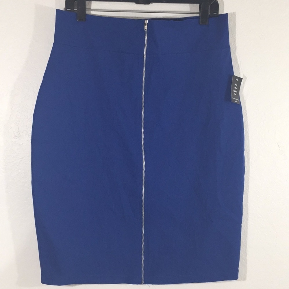 Charlotte Russe Royal Blue Pencil Skirt stretchy